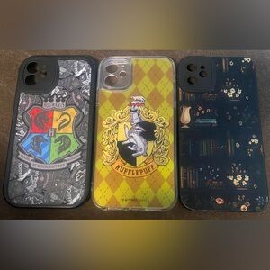 Harry Potter & Book Shelf IPhone 11 phone case set